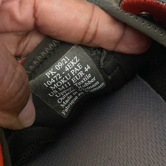 OluKai gray and Red lightweight slip on no laces to tie Sneakers sz 11 - Picture 7 of 10